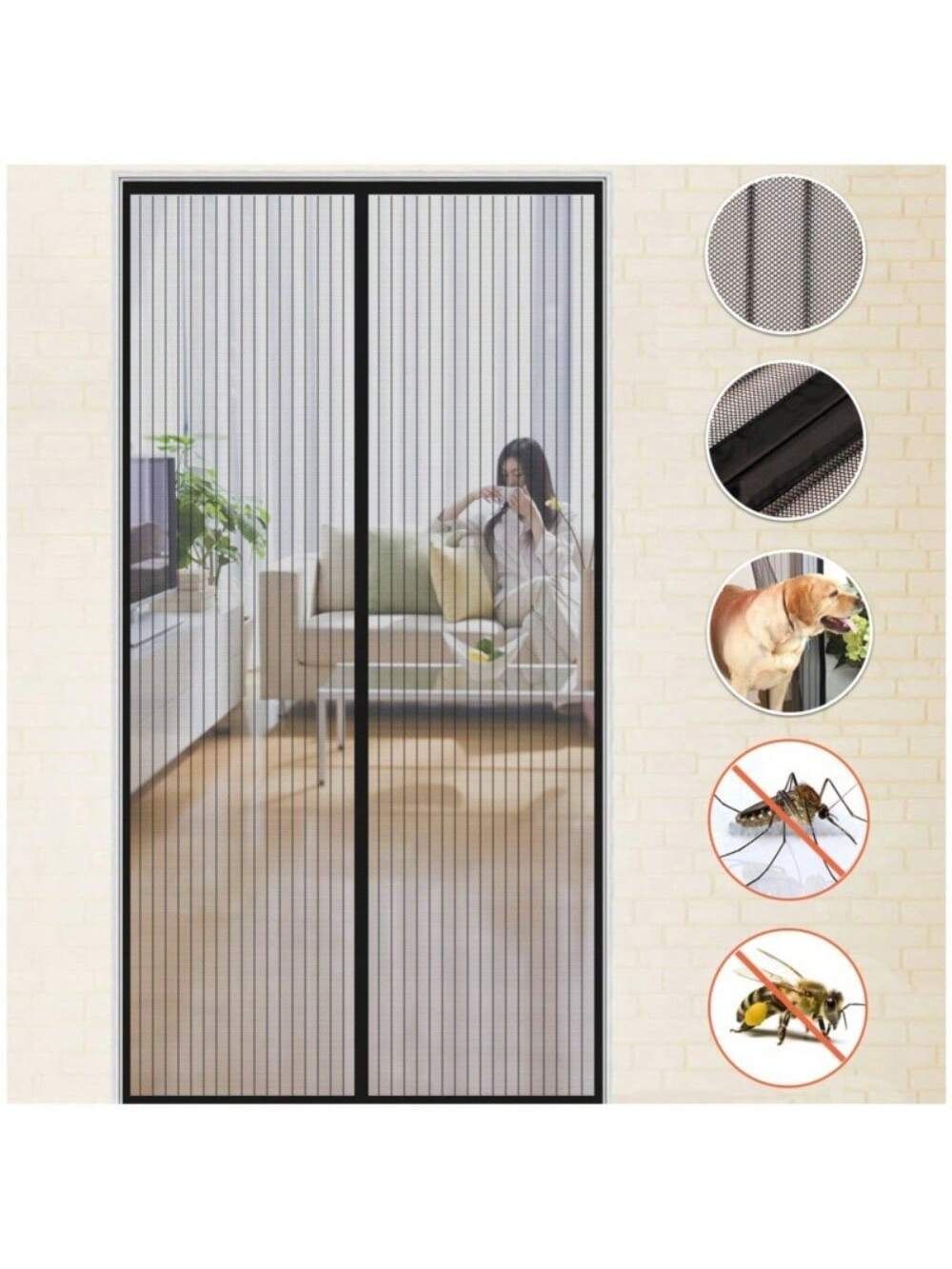 DesiStore™  Magnetic Mosquito Net Curtains